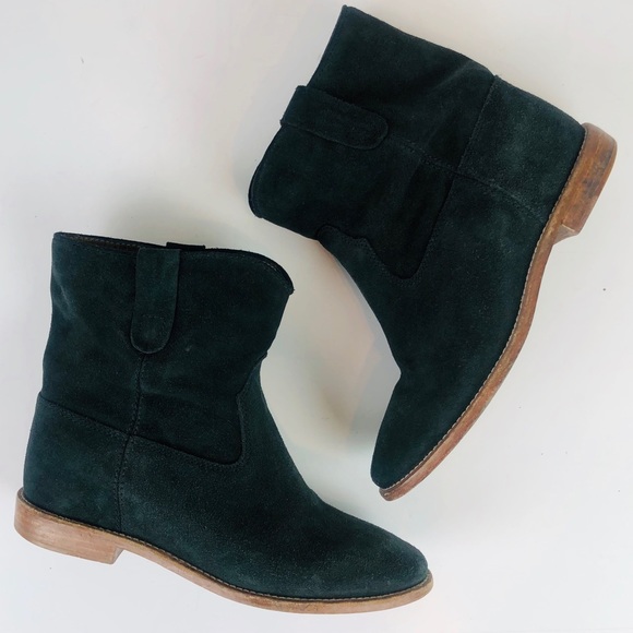 Isabel Marant Shoes - Isabel Marant Etoile Crisi Black Suede Boots